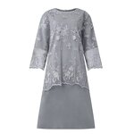 Plus Size Dress Supplier - S-8xl Lace Evening Cocktail Modest Mother Bride