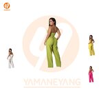 Jumpsuit Supplier - Strapless Off-Shoulder Chiffon Romper Y2K