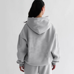 Hoodie Supplier - Oversize High Quality Polyester Fleece Drop Shoulder