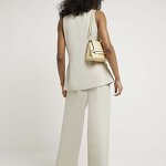 Jean Vest Factory - Cotton Sleeveless Jacket Fashion Checkered Gilet