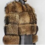Fur Coat Factory - Faux Rabbit Fur Coat Plus Size Trench Outerwear