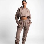 Pullover Sweatshirt Supplier - Wholesale Boutique Solid Color Crop