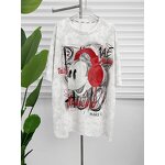 T-Shirt Factory - Casual Summer Boxy O-Neck Printed Loose Golf Custom