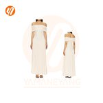 Evening Dress Factory - Custom Modest Wedding Gown Ruffles Decoration