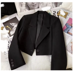 Linen Jacket Factory - V-neck 100% Pure Linen Single Button Short