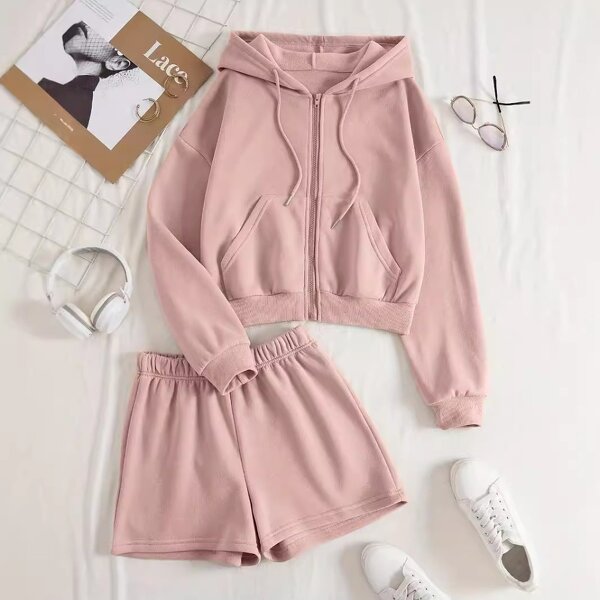 Streetwear Supplier - Custom Acid Wash Cropped Zip Recycled White Label