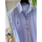 Women's Shirt Factory - Summer New Fashionable Striped Sleeveless