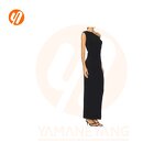 Dress Factory - Midi Evening Party Backless Ruffled Bodycon Prom