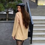 Blazer Top Supplier - Lapel Collar Luxury Button Plus Size Suit Coat