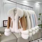 Fur Coat Factory - Mid Length Women's Wool Warm Thickened Fur