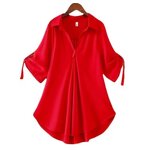 Women's Shirt Factory - Summer Korean Solid Color Casual Loose