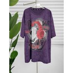 T-Shirt Factory - Casual Summer Boxy O-Neck Printed Loose Golf Custom