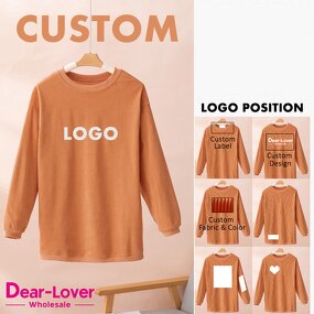 Crewneck Sweatshirt Factory - Custom LOGO OEM ODM Knitted Ribbed Blank