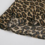 Long Skirt Supplier - OOTN Fashion Elegant Leopard Trailing Summer Zipper