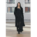 Fur Coat Factory - Women's Faux Long Brown V-neck Winter Warm Luxury