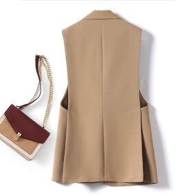 Suit Vest Supplier - Spring Autumn New Western One Button Horse Clip