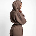 Pullover Sweatshirt Supplier - Wholesale Boutique Solid Color Crop