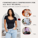 Yoga Bodysuit Supplier - Square Collar Compression Solid Color