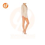 Bodycon Dress Supplier - Turn Down Collar Lace up Mini Dress