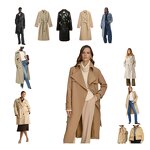 Trench Coat Factory - Women Windbreaker Leather Denim Custom