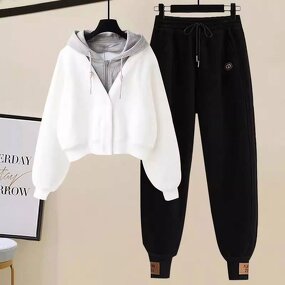 Jogging Set Factory - Women's Stacked Hoodie Spring Winter Leisure