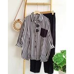 Striped Shirts Factory - Summer New Fashion Loose Slimming Comfortable