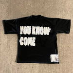 T Shirt Supplier - 100% Cotton Distressed Embroider Casual Streetwear