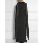 Sexy Dress Factory - Halterneck a Shape Sleeveless Maxi Long Casual Modest
