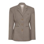 Women's Suit Supplier - 2025 Spring Slim Fit Elegant Plaid Long Sleeve