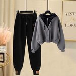 Jogging Set Factory - Women's Stacked Hoodie Spring Winter Leisure