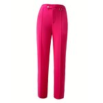 Women's Trousers Supplier - Elegant Pleater Office Lady Slim Straight