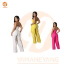 Jumpsuit Supplier - Strapless Off-Shoulder Chiffon Romper Y2K