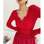 Women's Bodysuit Supplier - Long Sleeve Knitted Hot Girl Elastic Slimming