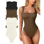 Bodysuit Factory - Sleeveless Summer Sexy Halter Tight-fitting Shorts