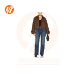 Sherpa Jacket Supplier - Custom Winter Leopard Zebra Plus Size