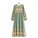 Beach Dress Factory - Plain Printing Floral Long Baby Dresses Girl Casual