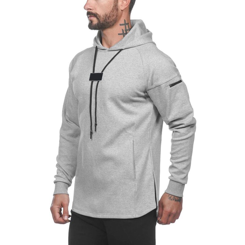 Custom Hoodie Factory - Men Zip Pocket Pullover