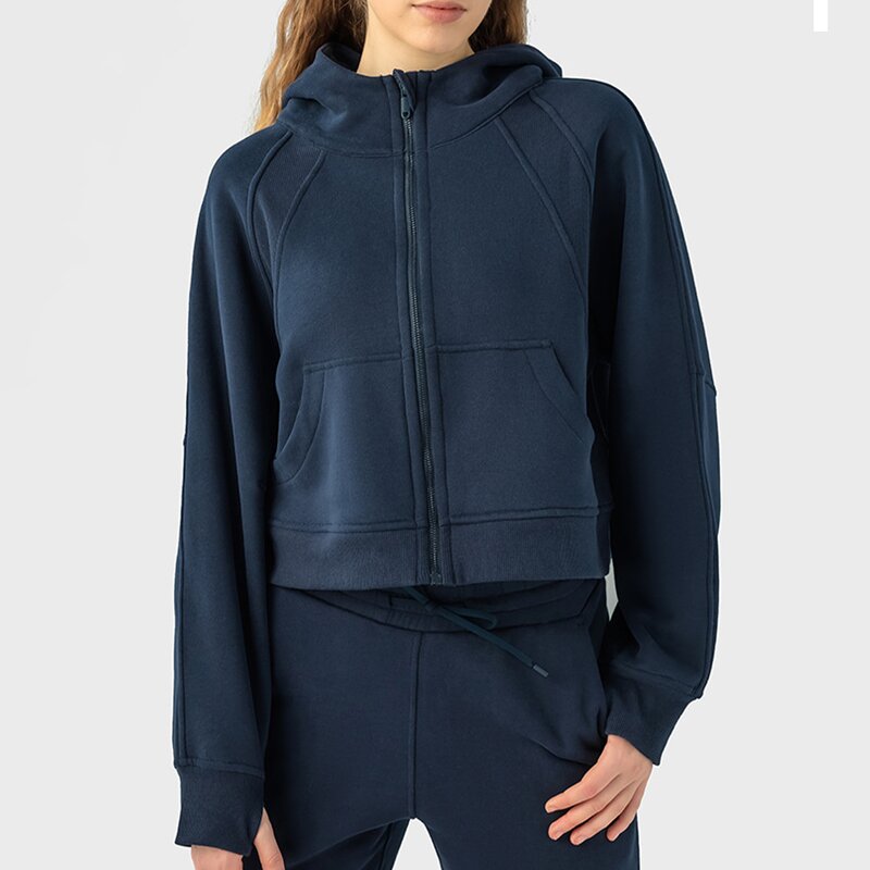 Custom Hoodie Factory - Women Oversized Zip Hoodie