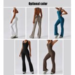 Women's Romper Factory - Flare Yoga Bodysuit