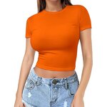 Women's Crop Tops Factory - Casual Streetwear Tee