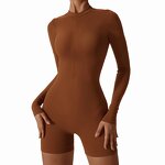 Custom Bodysuit Factory - Nylon Long Sleeve Jumpsuit