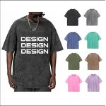 Custom T-shirt Factory - Acid Wash Distressed Tee