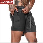 Men's Active Shorts Factory - 2 in 1 Training Shorts