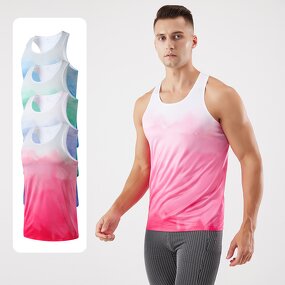 Custom Singlet Factory - Men Running Vest Supplier