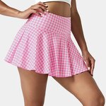 Custom Tennis Skirt Factory - Pink Golf Skirt
