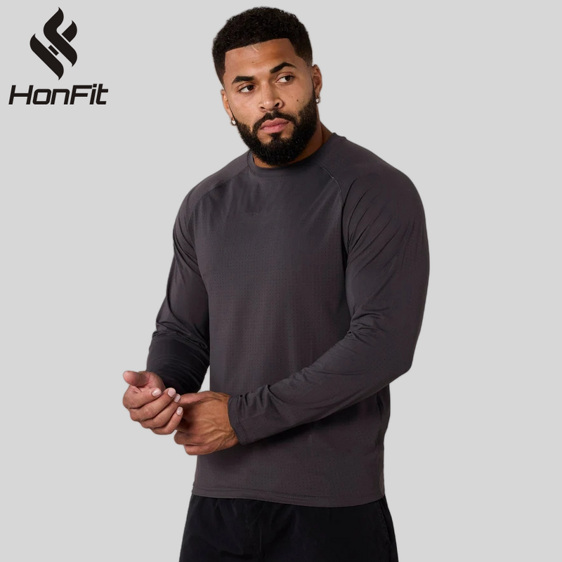 Custom Long Sleeve T-shirts Factory - Workout Fitness Supplier