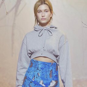 Women's Hoodie Factory - Long Sleeve Crop Top