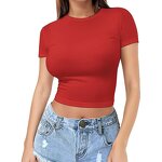 Women's Crop Tops Factory - Casual Streetwear Tee