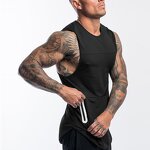 Men's Tank Top Factory - Polyester Muscle Stringer