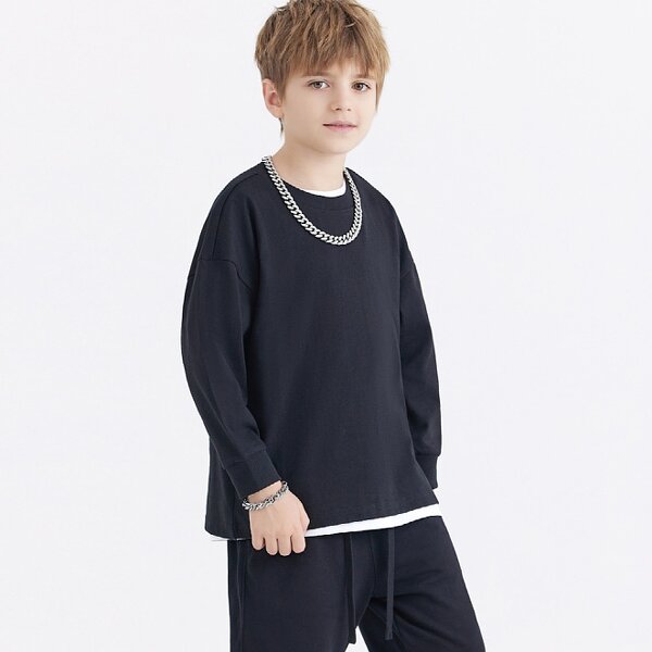 Kids Sweatshirt Factory - Long Sleeve Casual Top